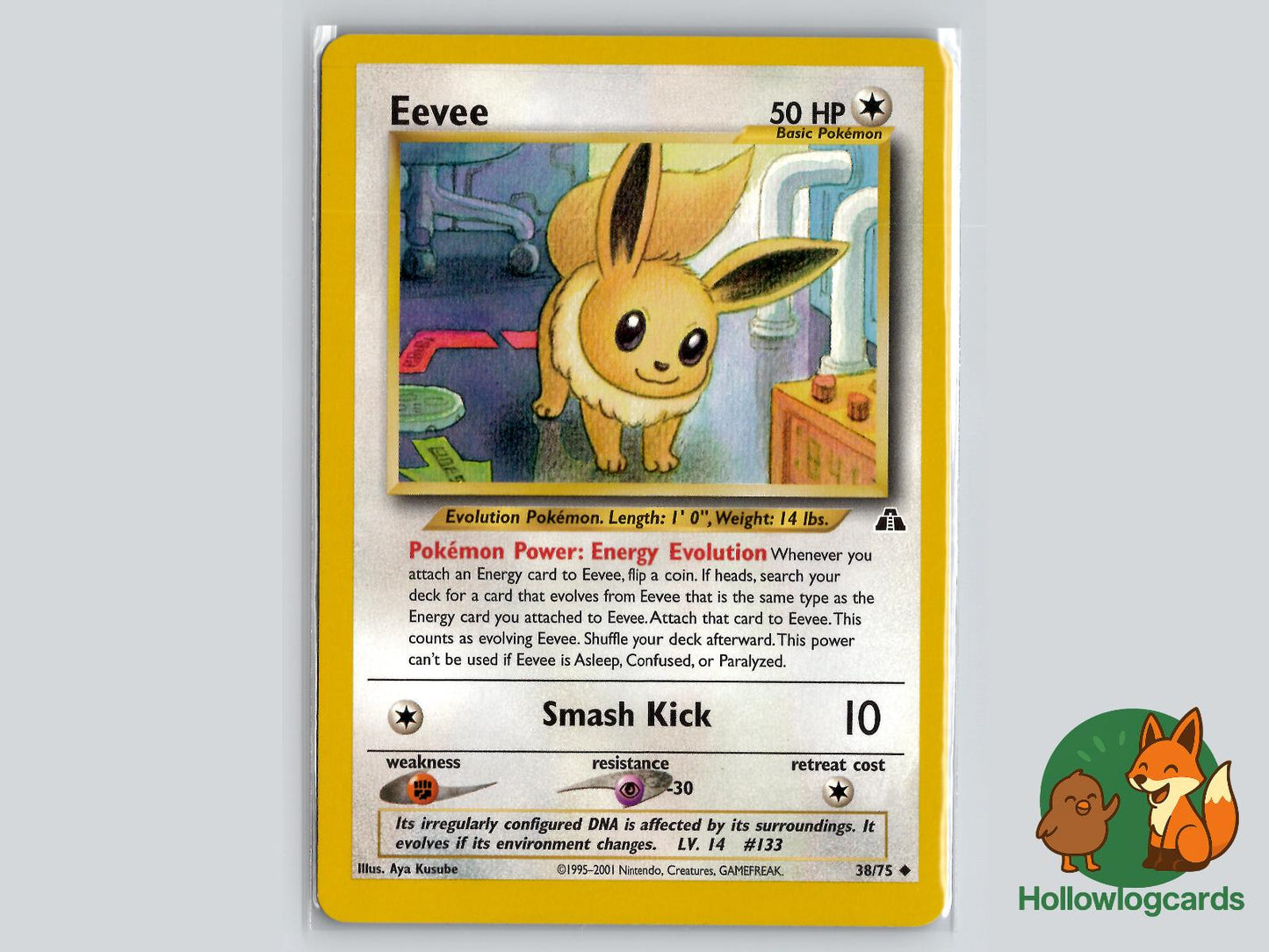 Eevee (38/75) - Neo Discovery Pokémon Card
