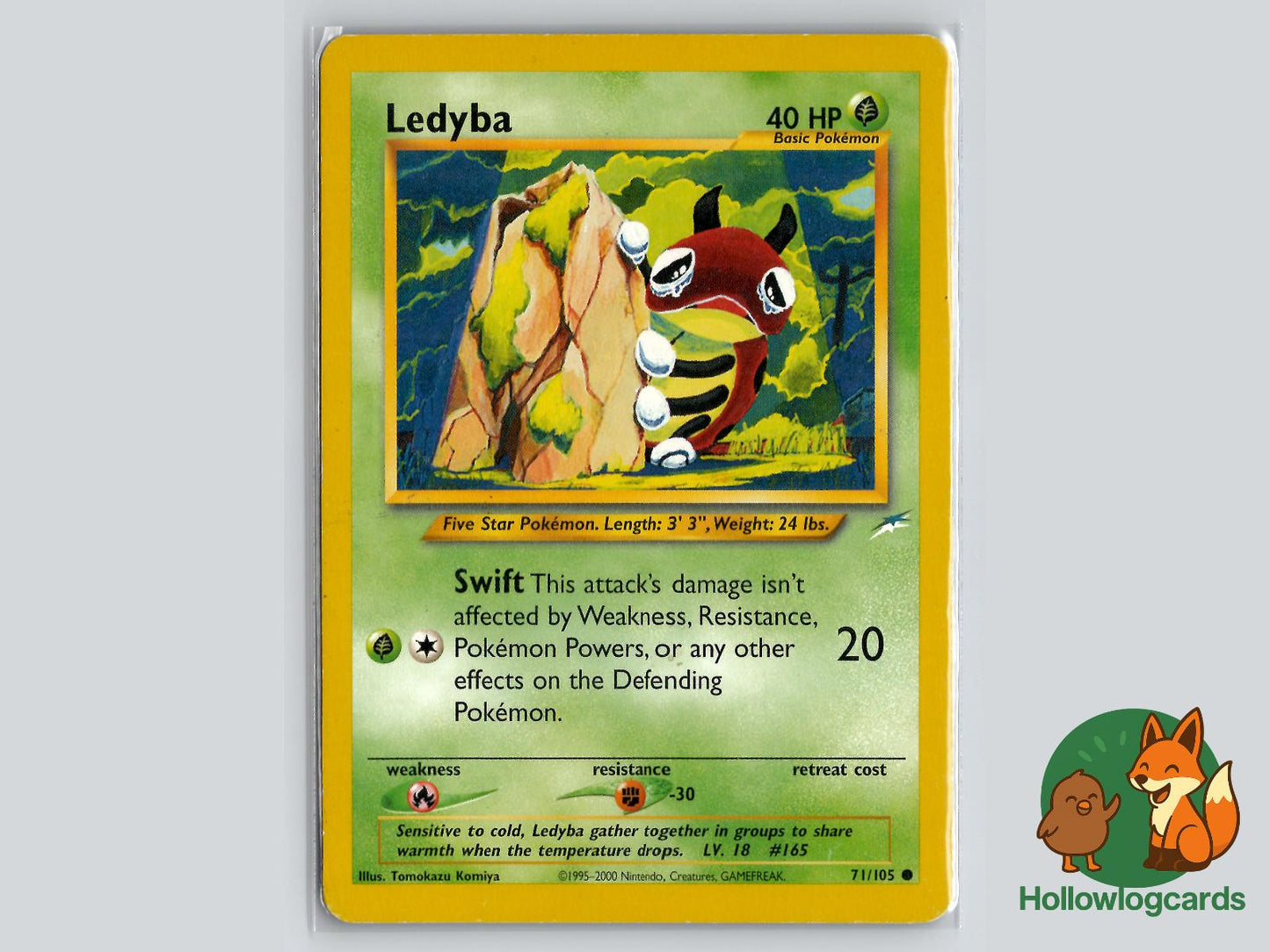 Ledyba (71/105) - Neo Destiny Pokémon Card