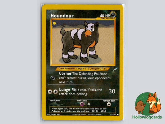 Houndour (43/105) - Neo Destiny Pokémon Card