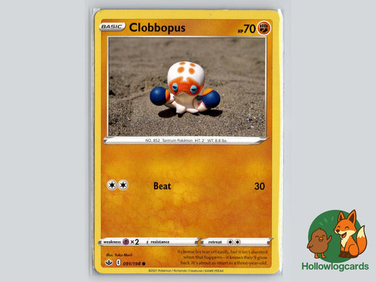 Clobbopus (091/198) - Chilling Reign Pokémon Card