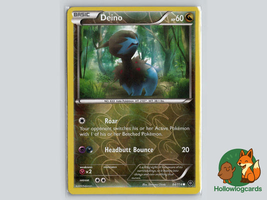 Deino (84/114) - Steam Siege Pokémon Card