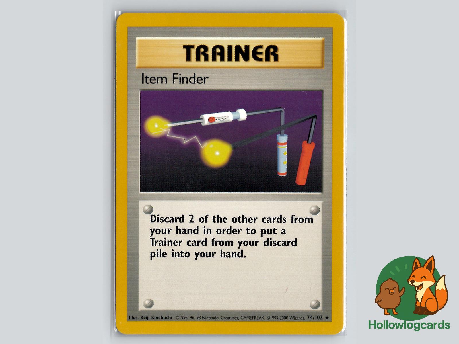 Item Finder (74/102) - Base Pokémon Card