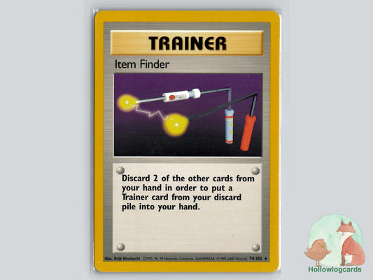 Item Finder (74/102) - Base Pokémon Card