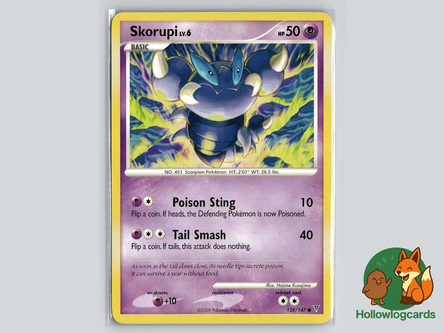 Skorupi (128/147) - Supreme Victors Pokémon Card