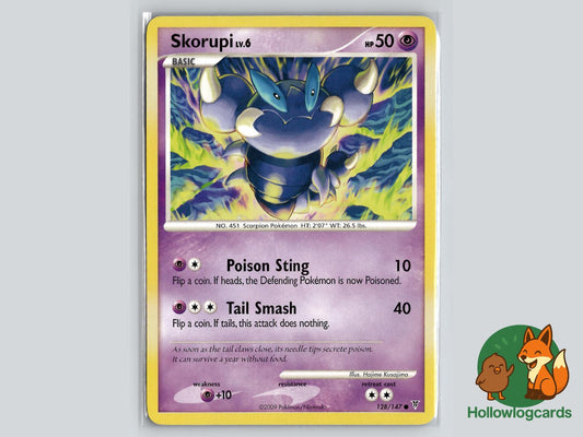 Skorupi (128/147) - Supreme Victors Pokémon Card