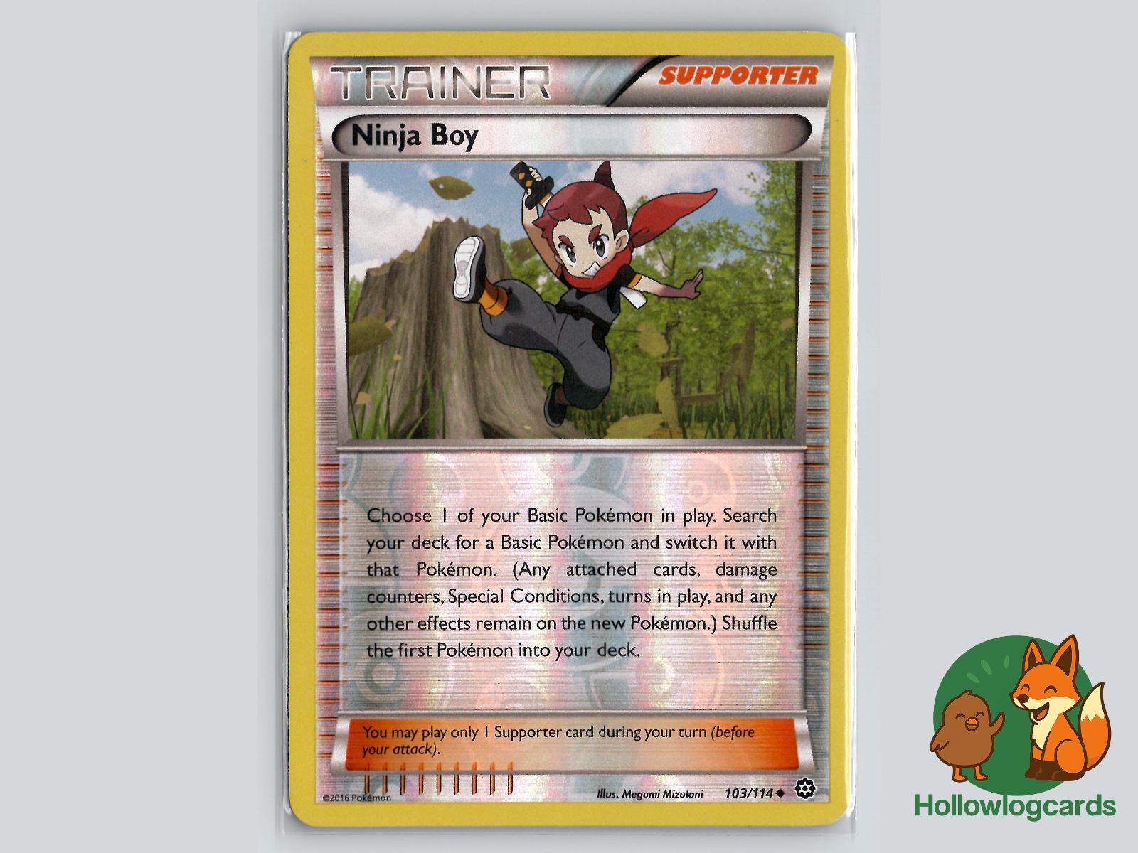 Ninja Boy (103/114) - Steam Siege Pokémon Card
