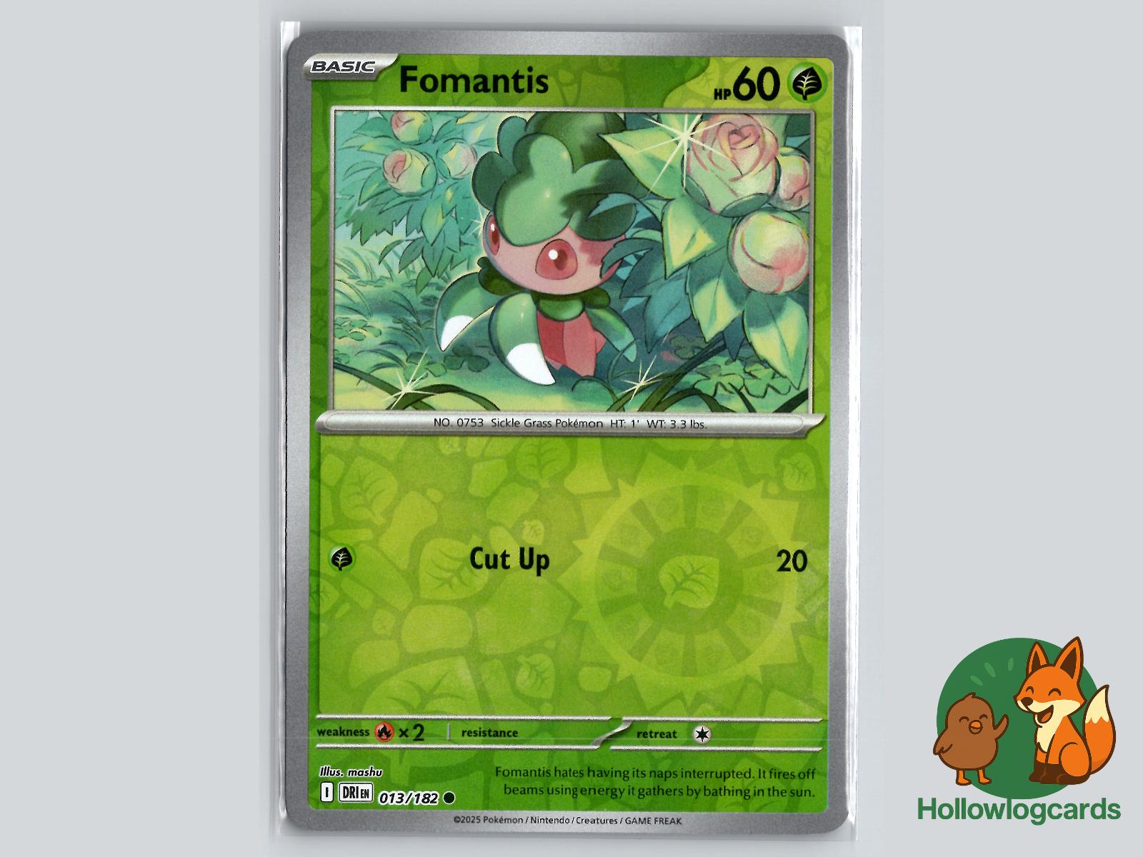 Fomantis (013/182) - Destined Rivals Pokémon Card