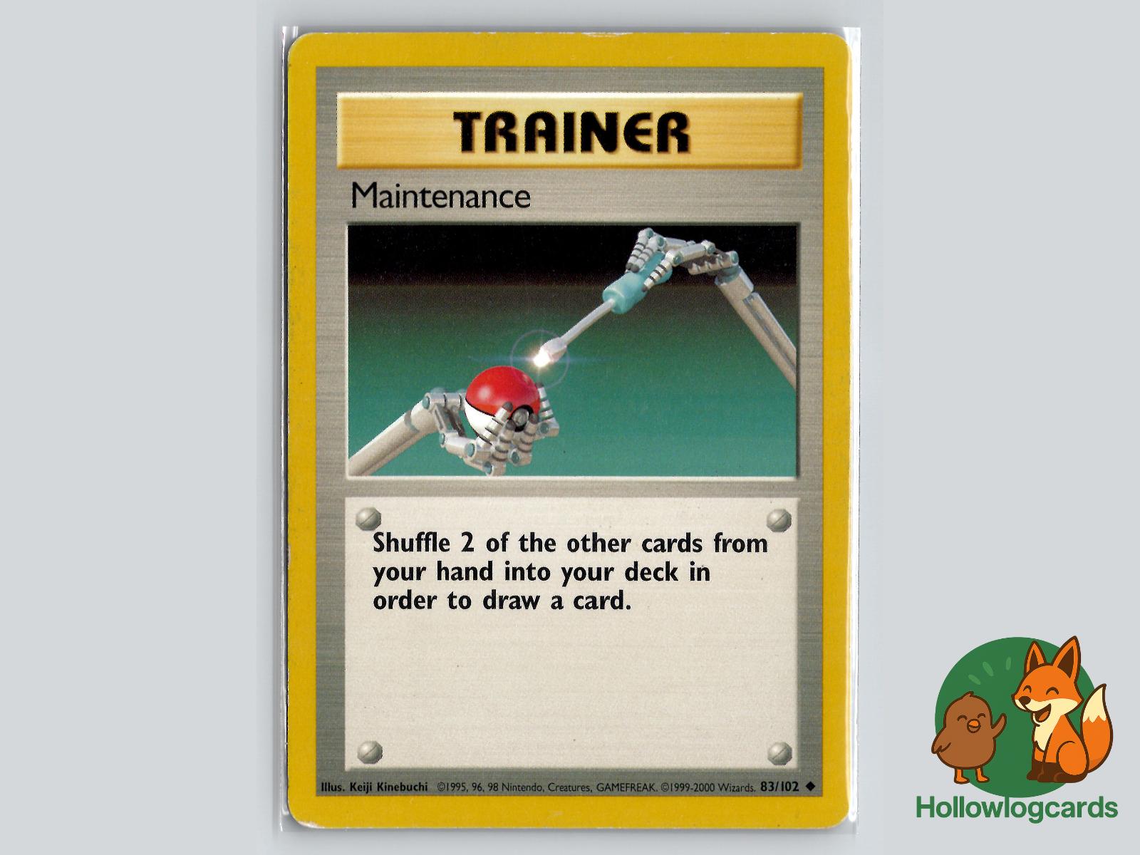 Maintenance (83/102) - Base Pokémon Card