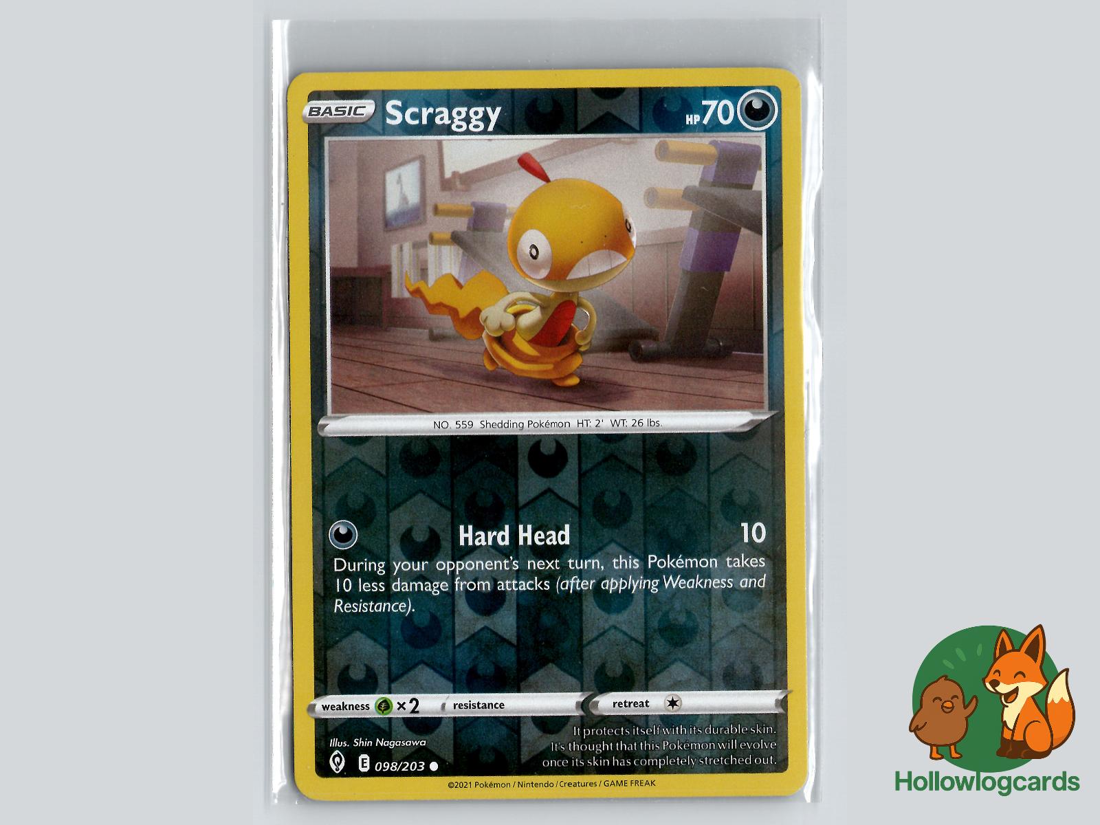 Scraggy (098/203) - Evolving Skies Pokémon Card