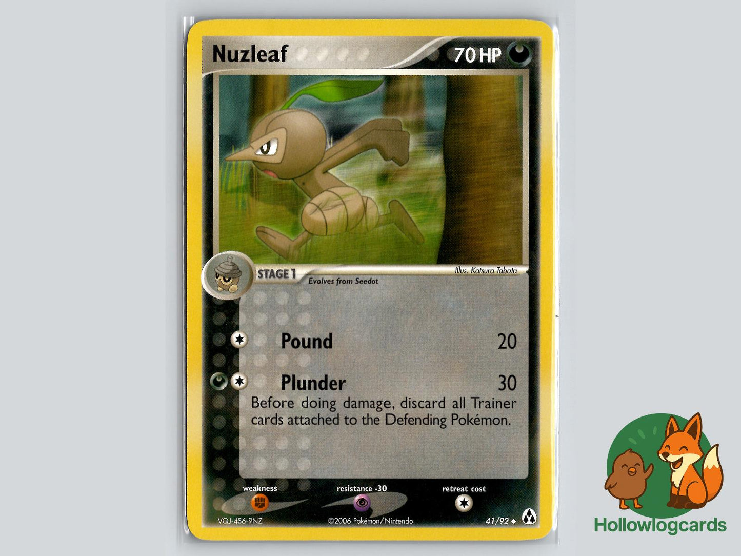 Nuzleaf (41/92) - Legend Maker Pokémon Card