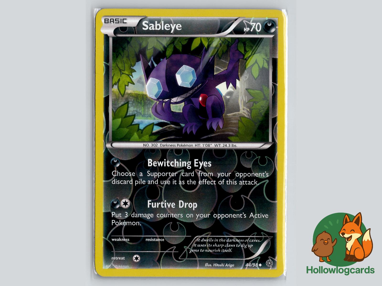 Sableye (44/98) - Ancient Origins Pokémon Card