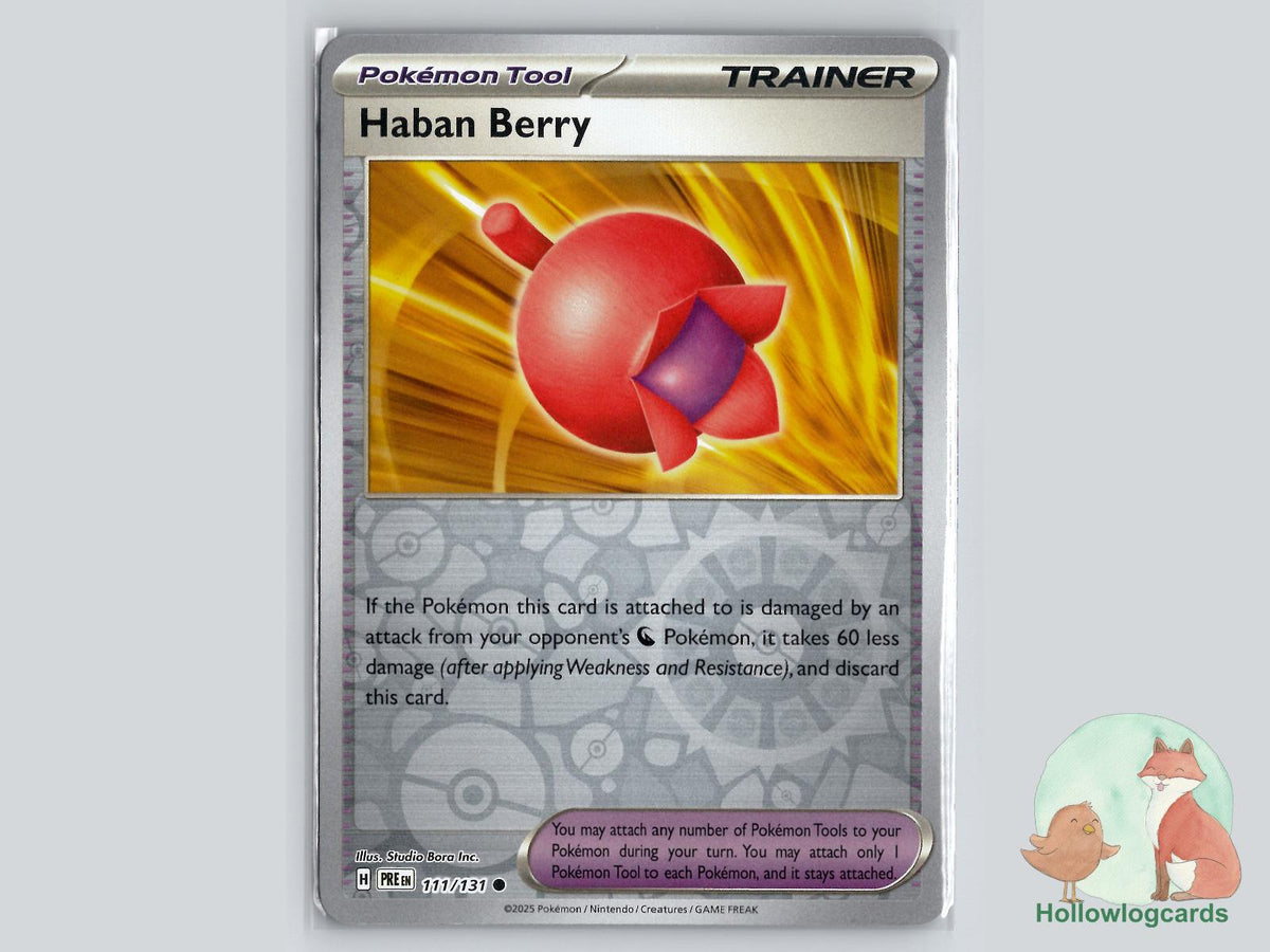 Haban Berry (111/131) - Prismatic Evolutions Pokémon Card