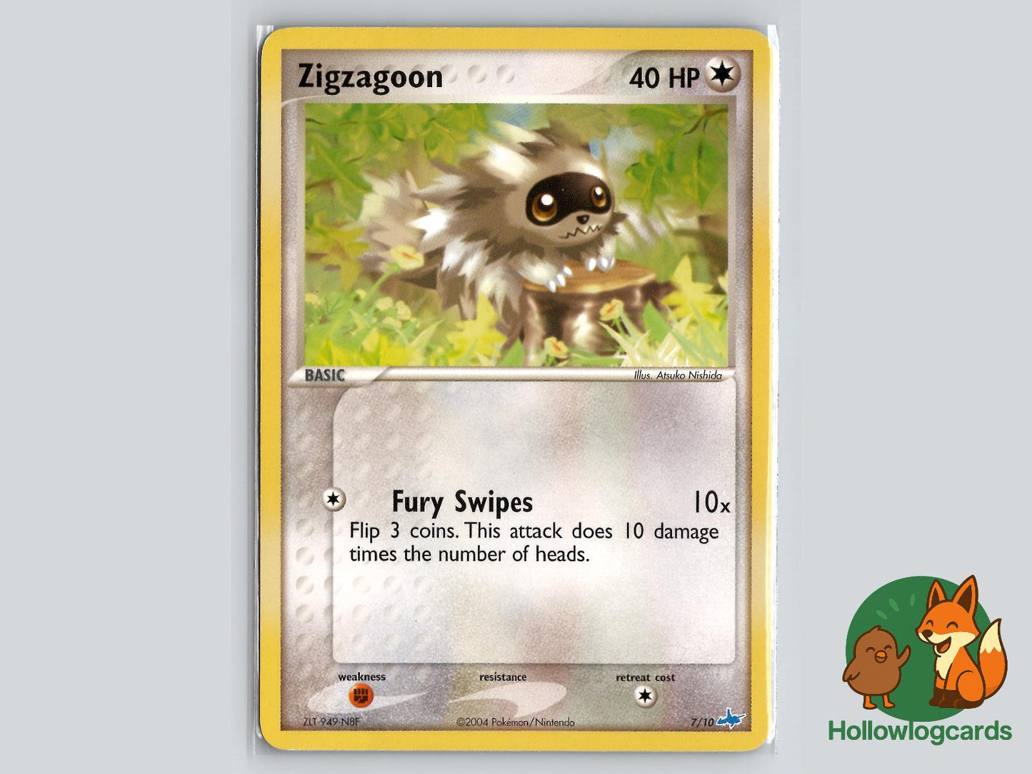 Zigzagoon (7/10) - EX Trainer Kit Latios Pokémon Card