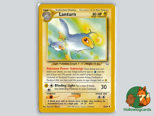 Lanturn (32/64) - Neo Revelation Pokémon Card
