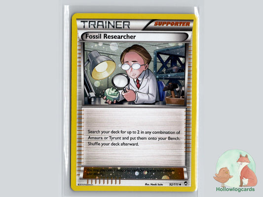 Fossil Researcher (092/111) - Fossil Pokémon Card