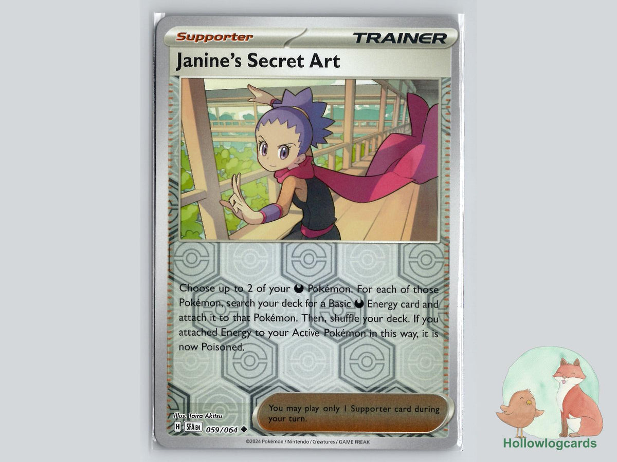 Janine's Secret Art (059/064) - Shrouded Fable Pokémon Card