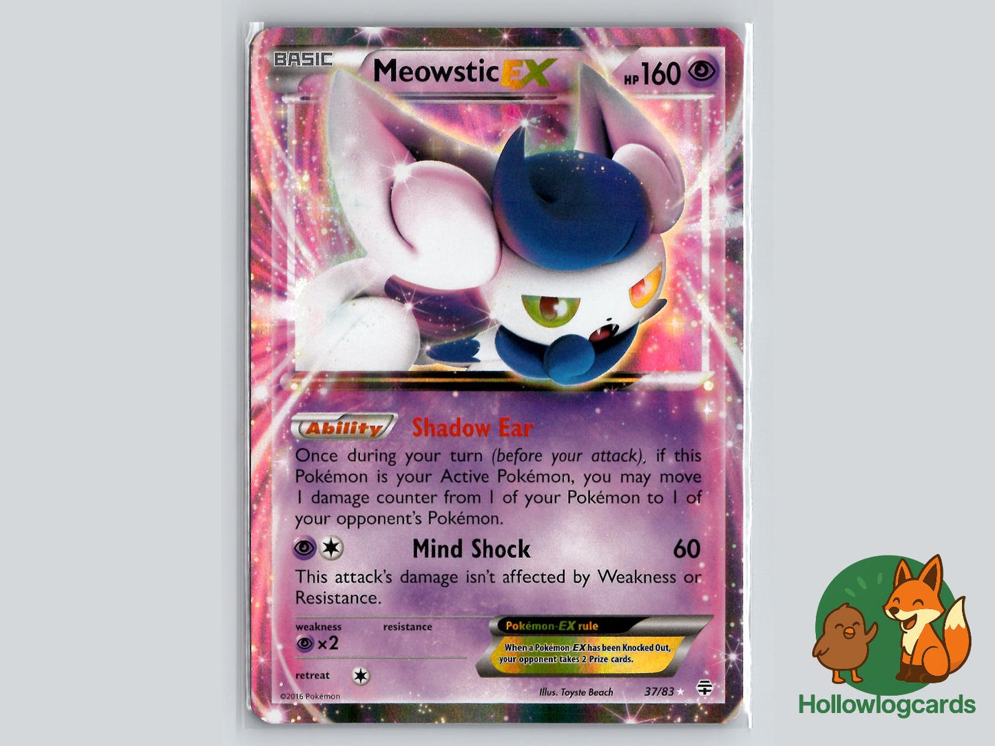 Meowstic EX (37/83) - Generations Pokémon Card