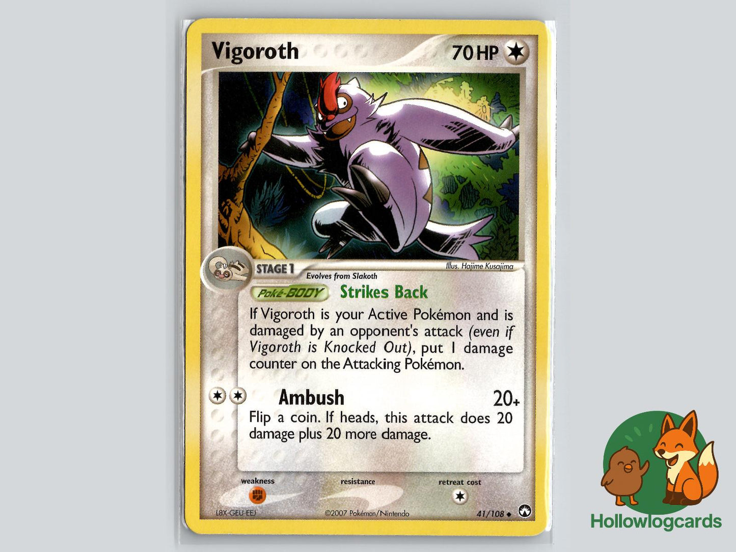 Vigoroth (41/108) - Power Keepers Pokémon Card