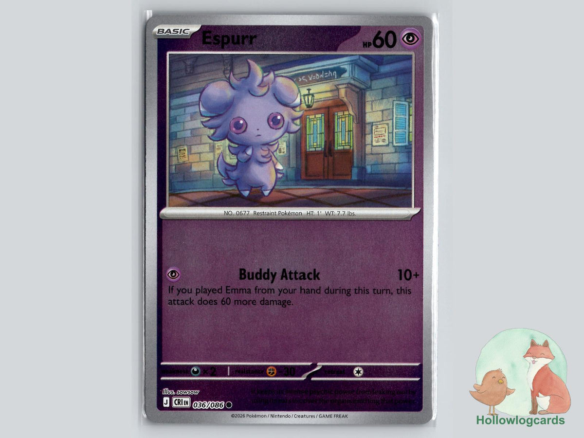 Espurr (036/086) Pokémon Card