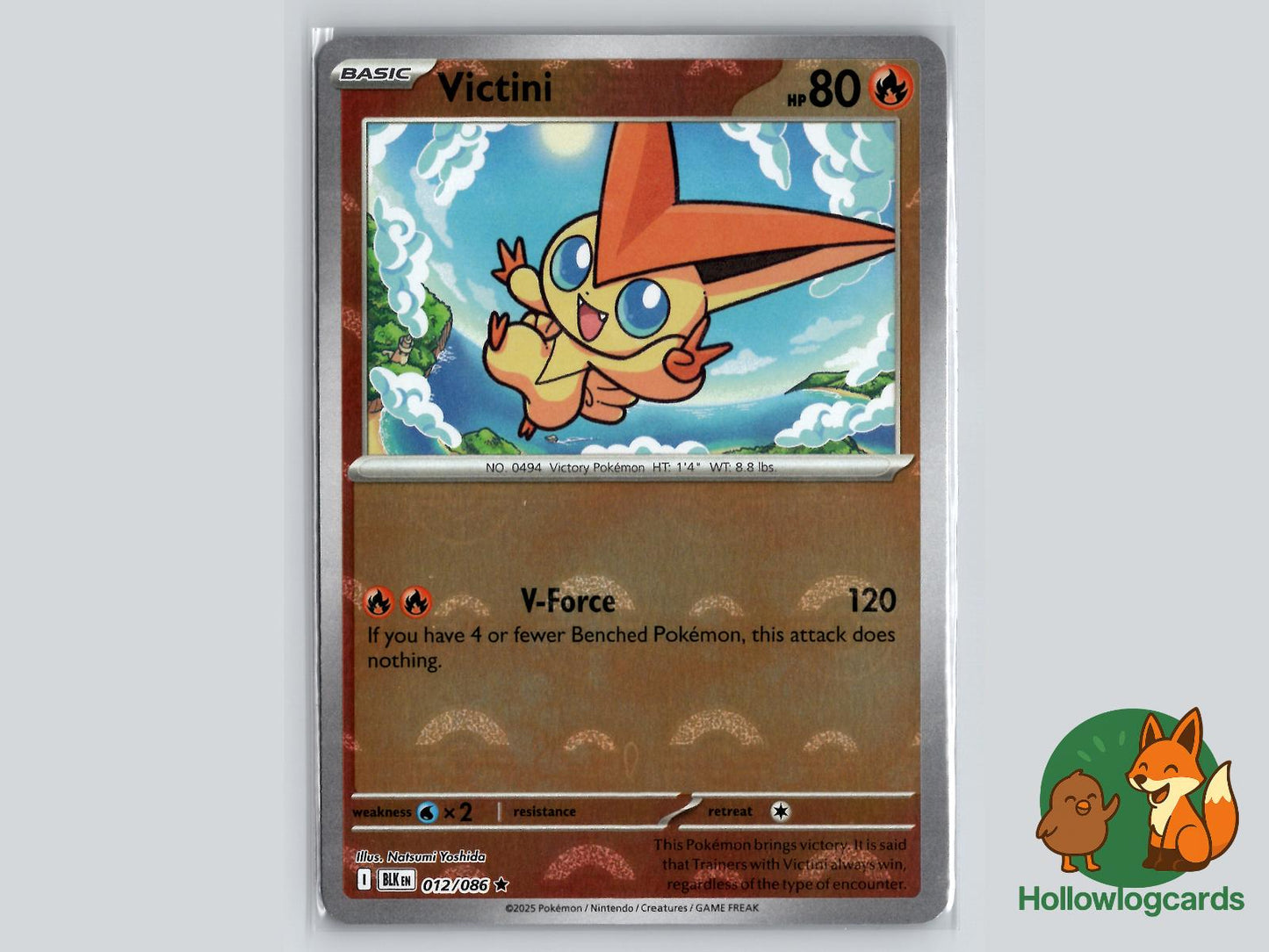 Victini (012/086) - Black Bolt Pokémon Card