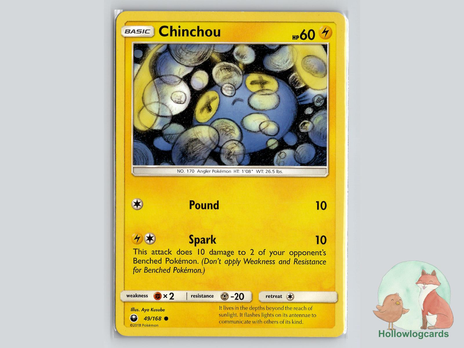 Chinchou (49/168) - Celestial Storm Pokémon Card