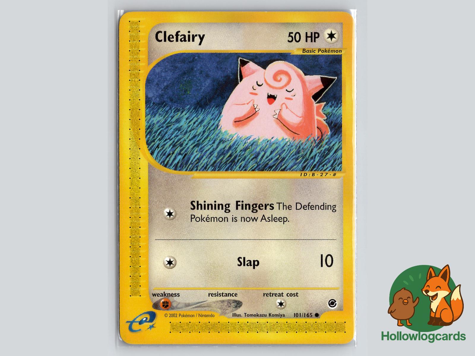 Clefairy (101/165) - Expedition Base Set Pokémon Card