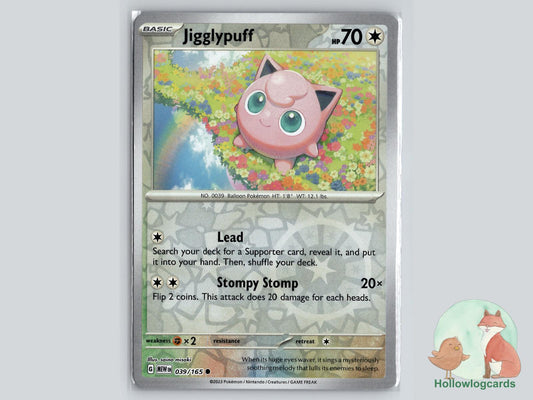 Jigglypuff (039/165) - 151 Pokémon Card