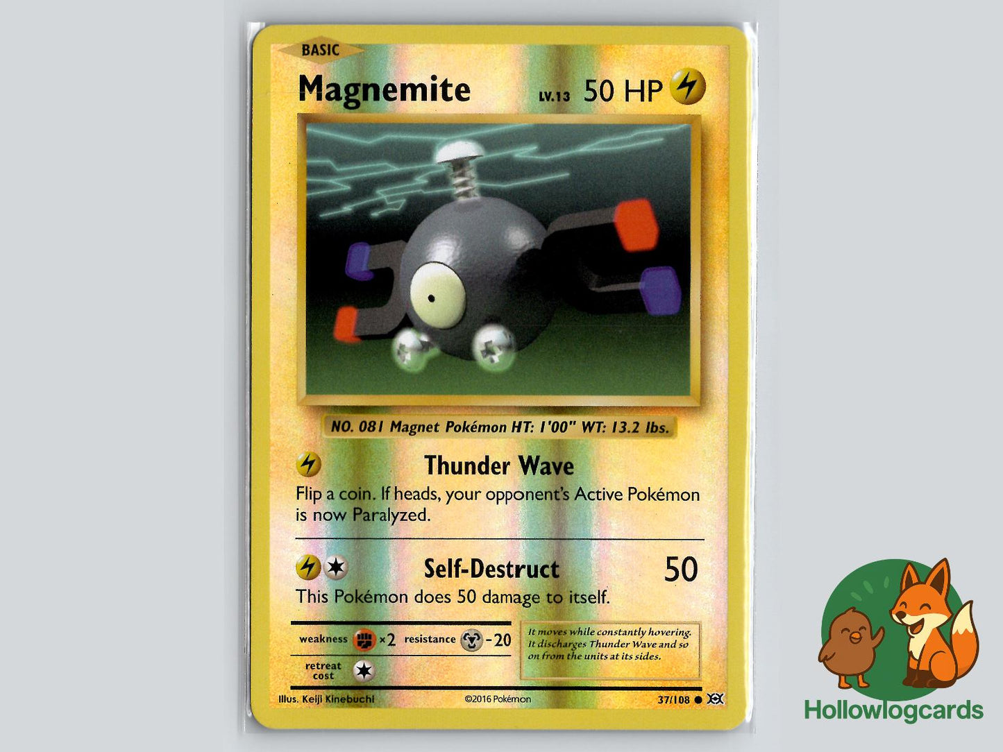Magnemite (37/108) - Evolutions Pokémon Card