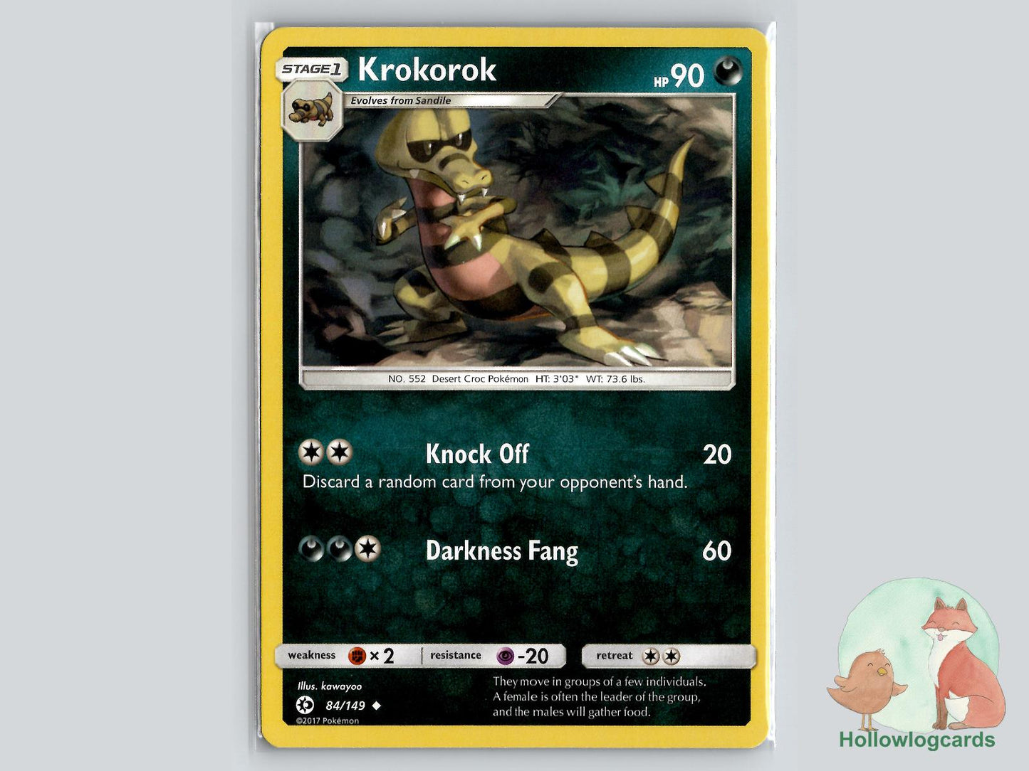 Krokorok (84/149) - Base Pokémon Card