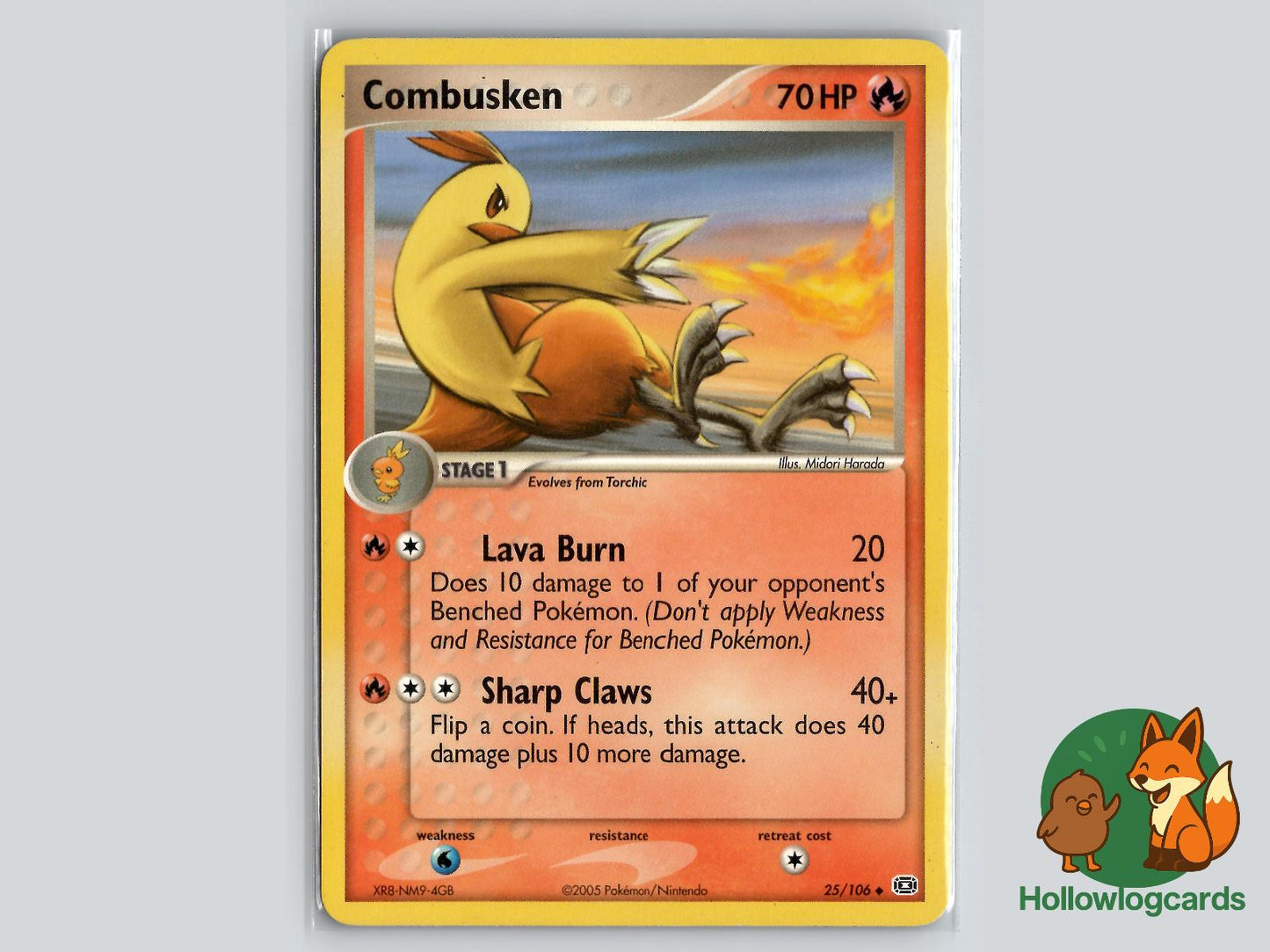 Combusken (25/106) - Emerald Pokémon Card