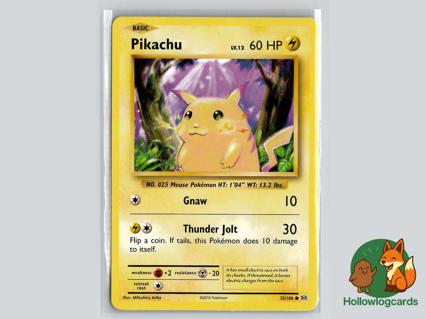 Pikachu (35/108) - Evolutions Pokémon Card