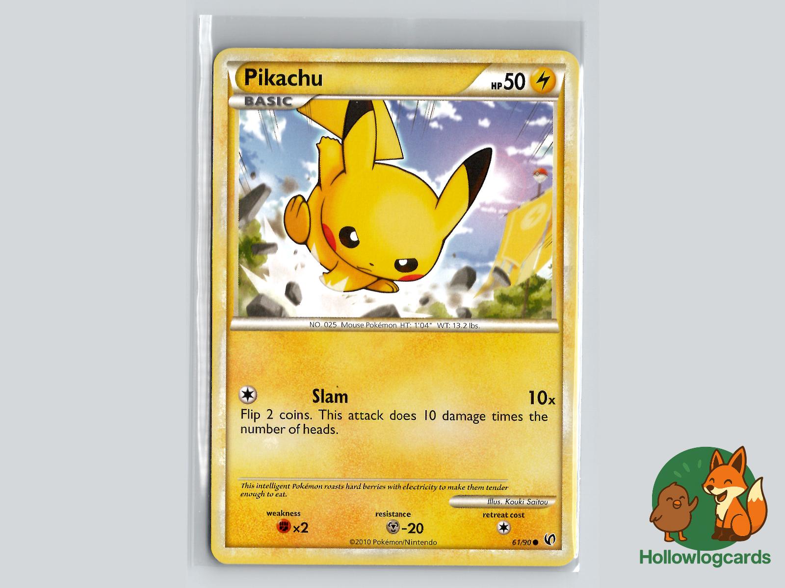 Pikachu (61/90) - Undaunted Pokémon Card