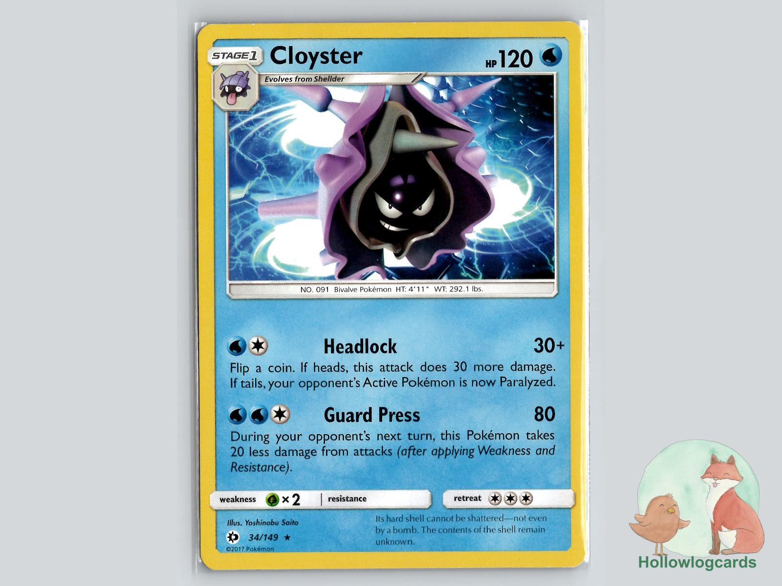 Cloyster (34/149) - Base Pokémon Card