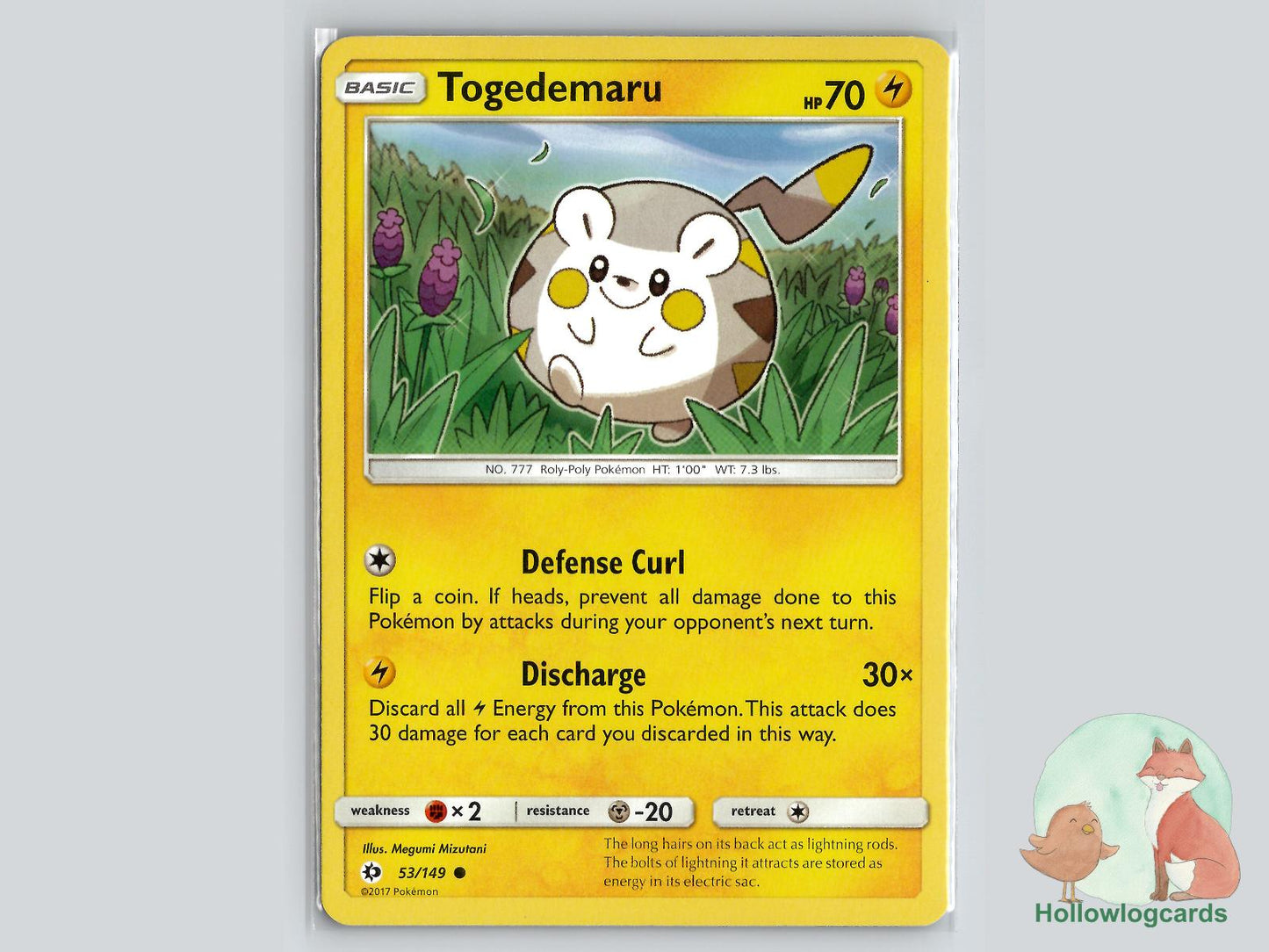 Togedemaru (53/149) - Base Pokémon Card