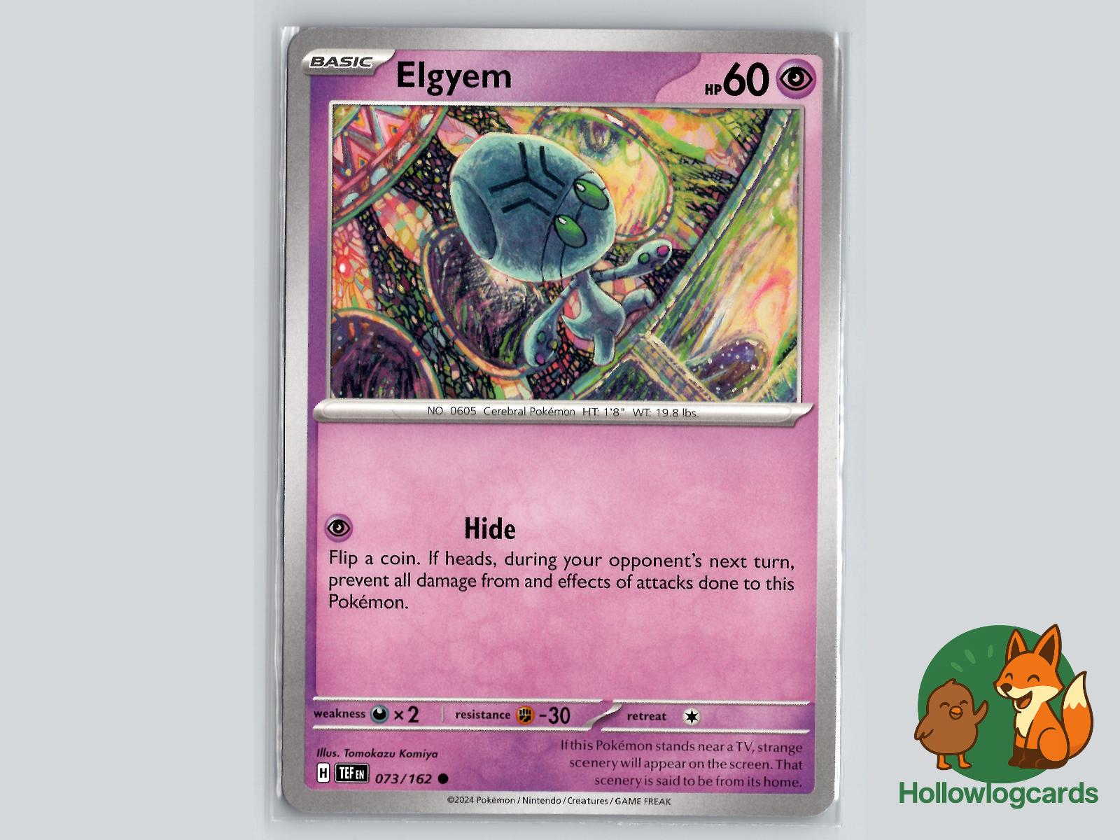 Elgyem (073/162) - Temporal Forces Pokémon Card
