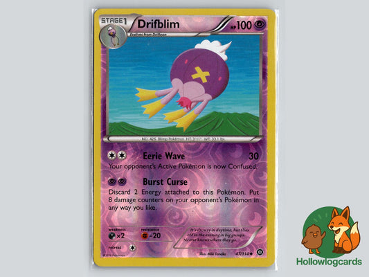 Drifblim (47/114) - Steam Siege Pokémon Card