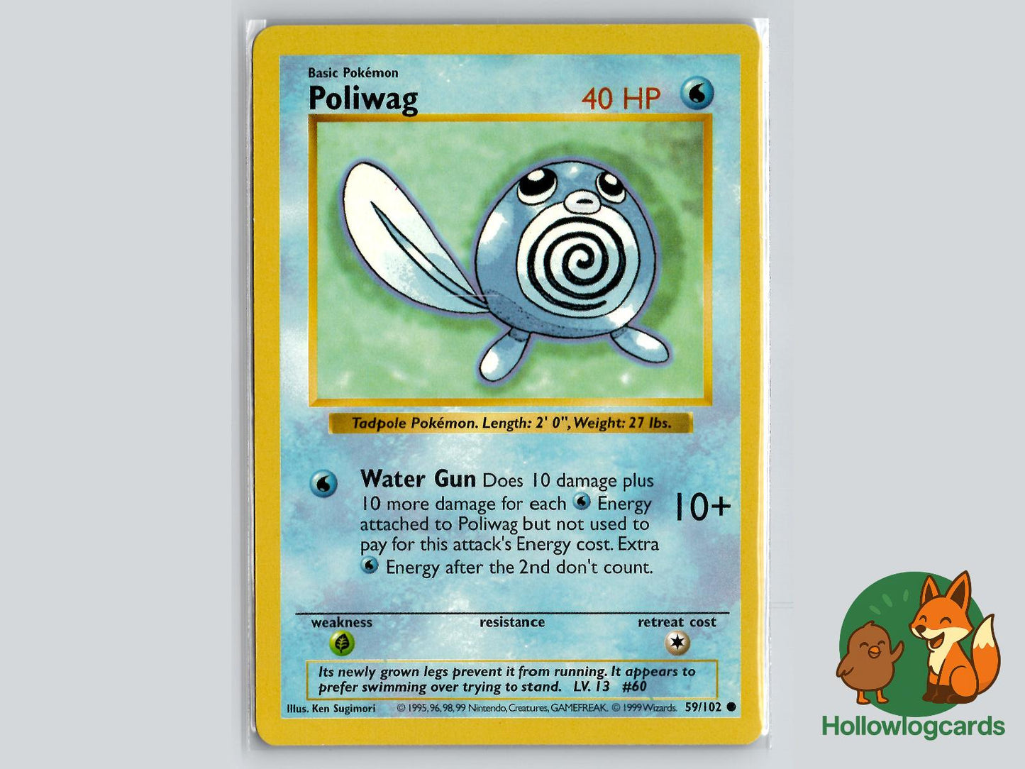 Poliwag (59/102) - Base Pokémon Card