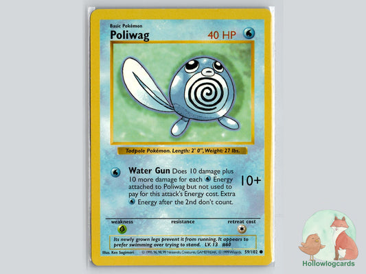 Poliwag (59/102) - Base Pokémon Card