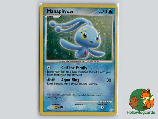 Image of Manaphy Diamond and Pearl Trainer KitManaphy (TK3M) #4