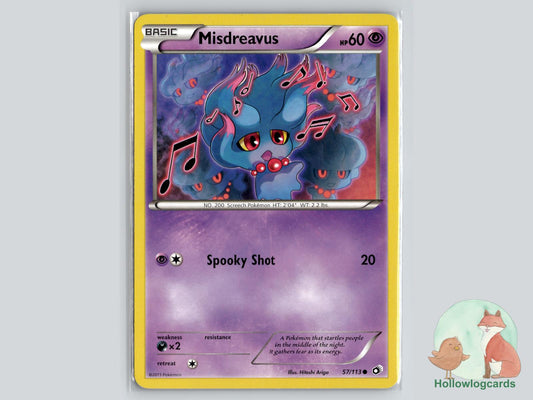 Misdreavus (57/113) - Legendary Treasures Pokémon Card