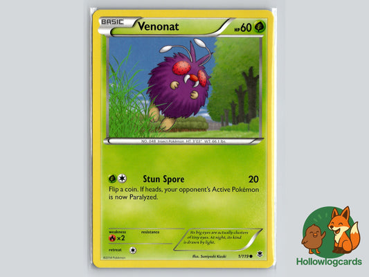 Image of Venonat Phantom Forces (PHF) #1