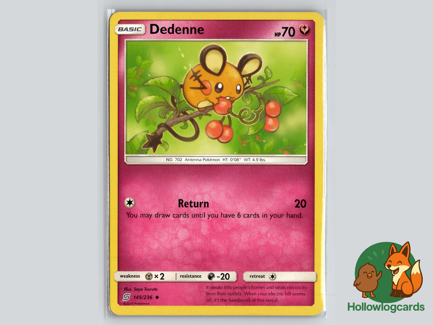 Dedenne (145/236) - Unified Minds Pokémon Card