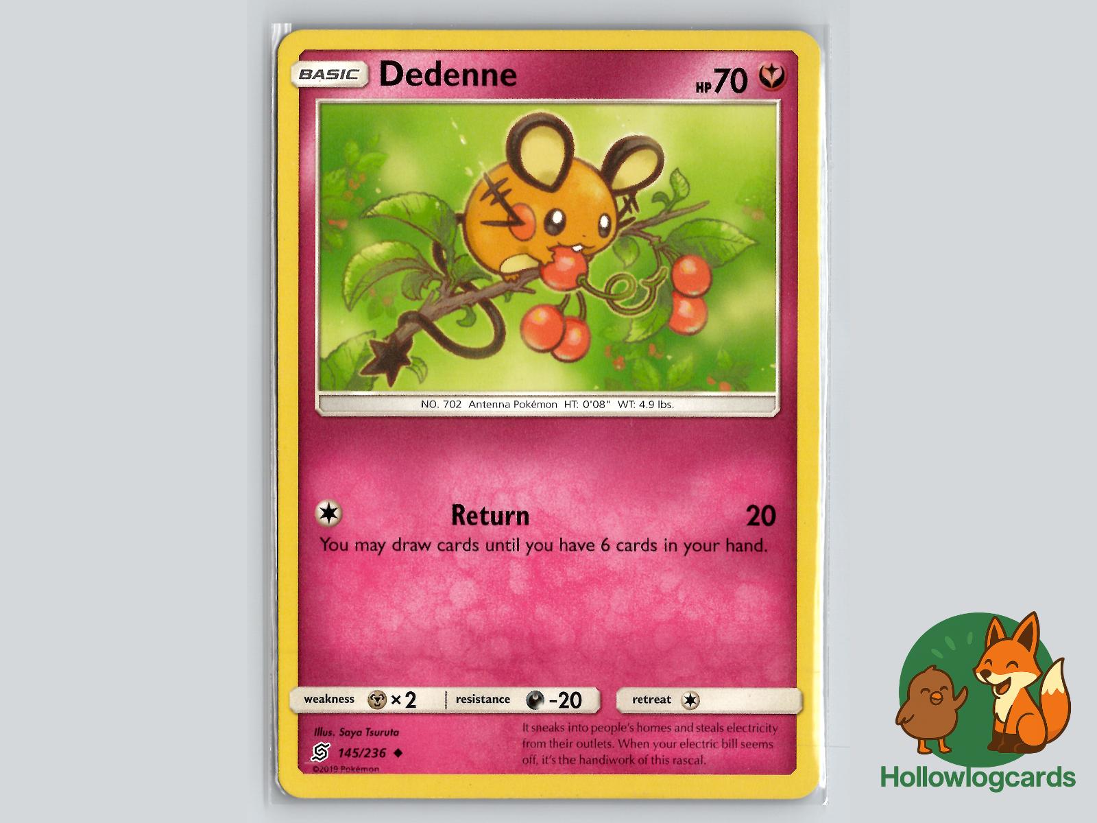 Dedenne (145/236) - Unified Minds Pokémon Card