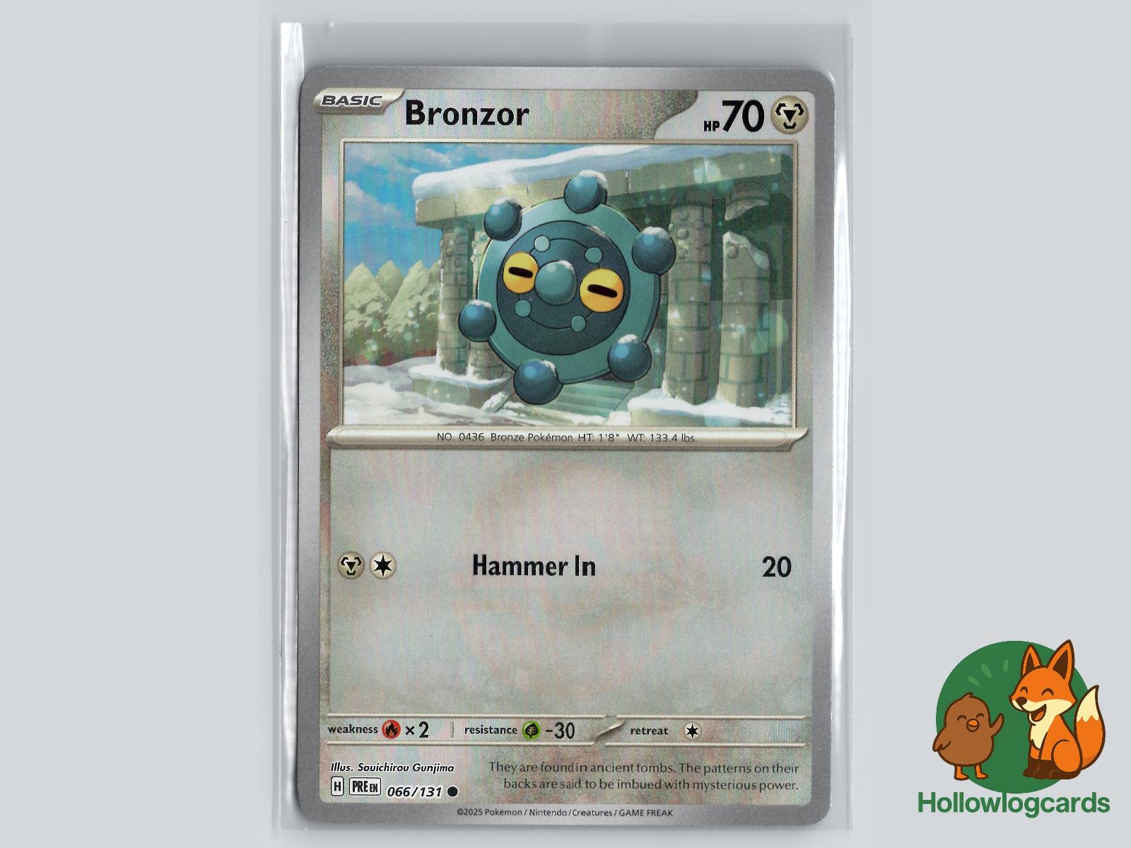 Bronzor (066/131) - Prismatic Evolutions Pokémon Card