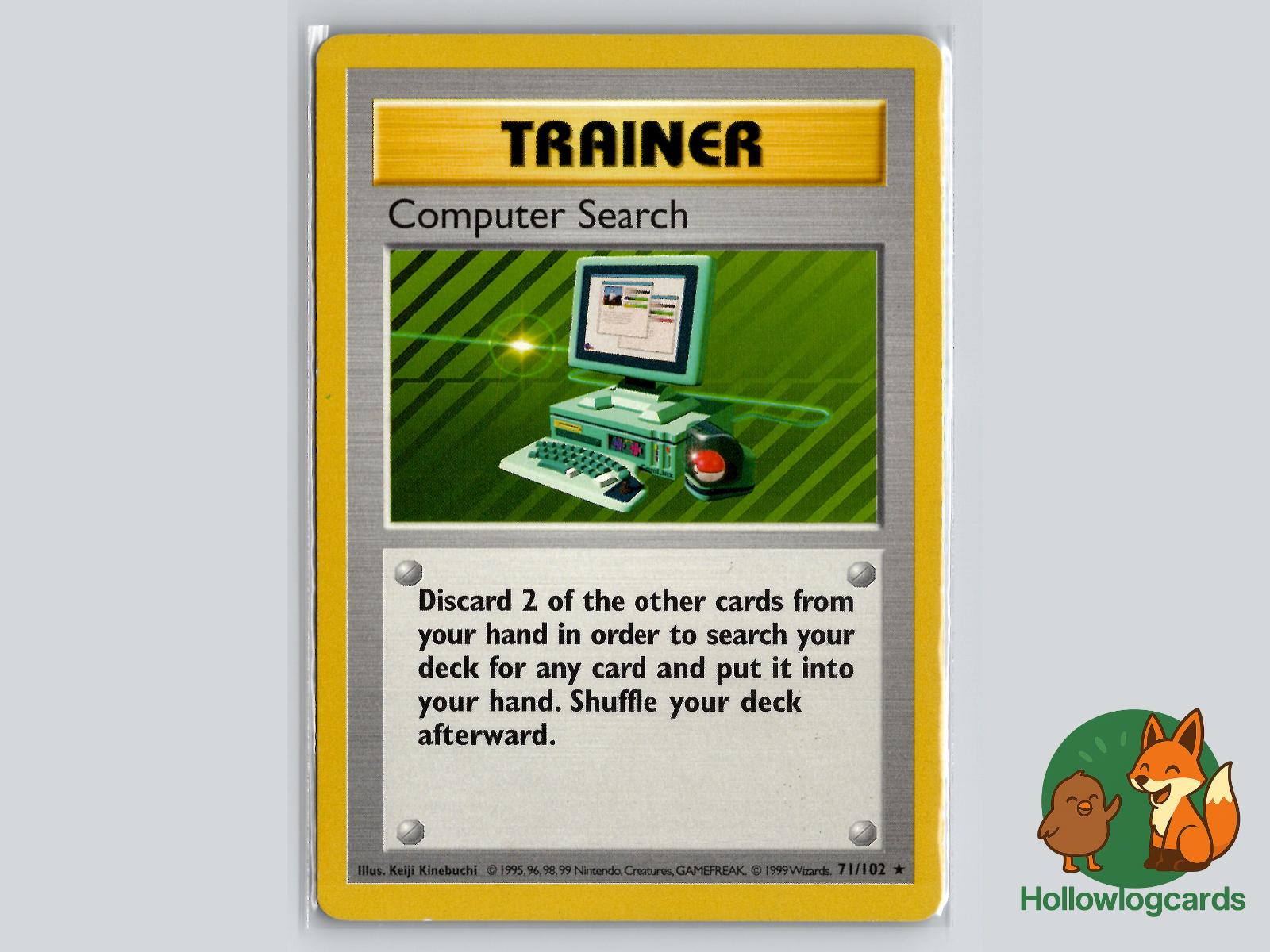 Computer Search (71/102) - Base Pokémon Card
