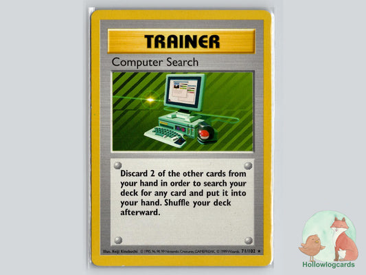Computer Search (71/102) - Base Pokémon Card