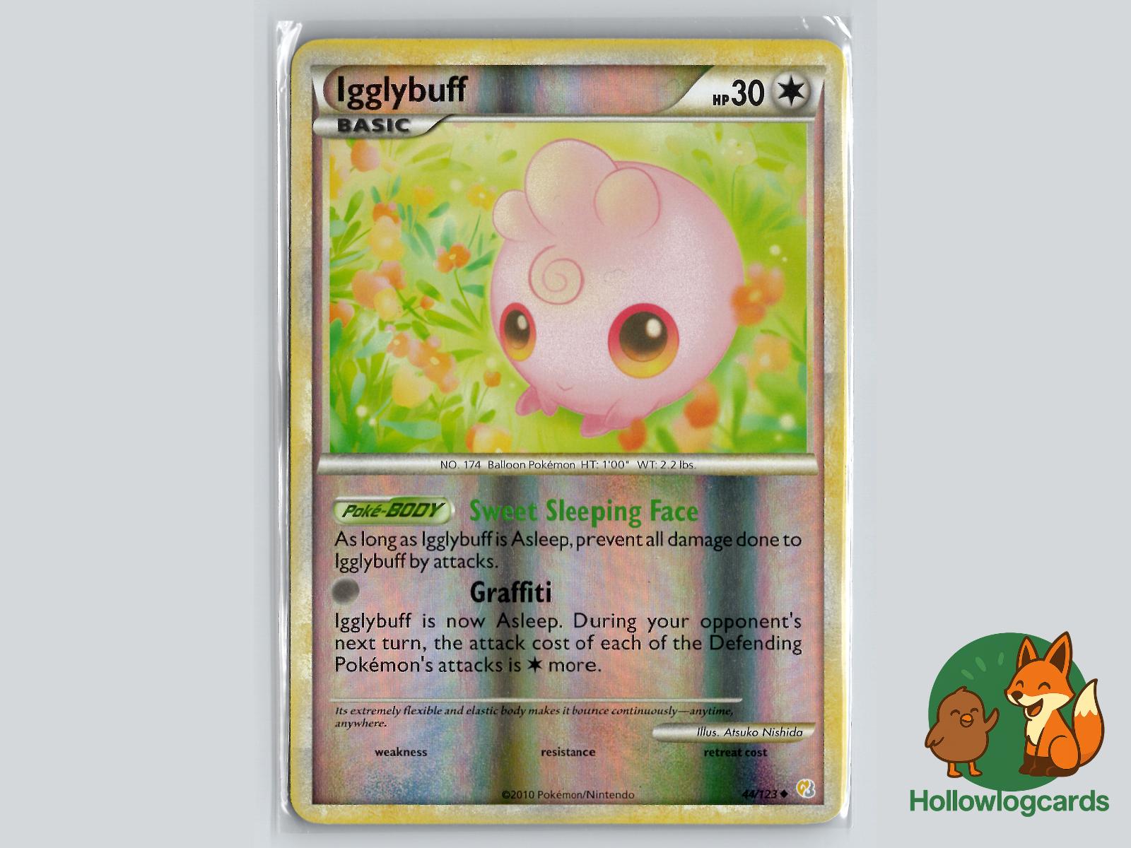 Igglybuff (44/123) - HeartGold & SoulSilver Pokémon Card