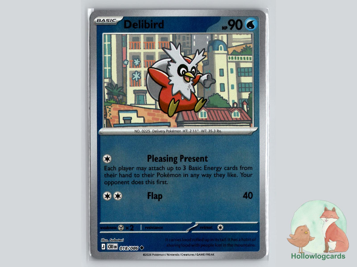 Delibird (018/086) Pokémon Card