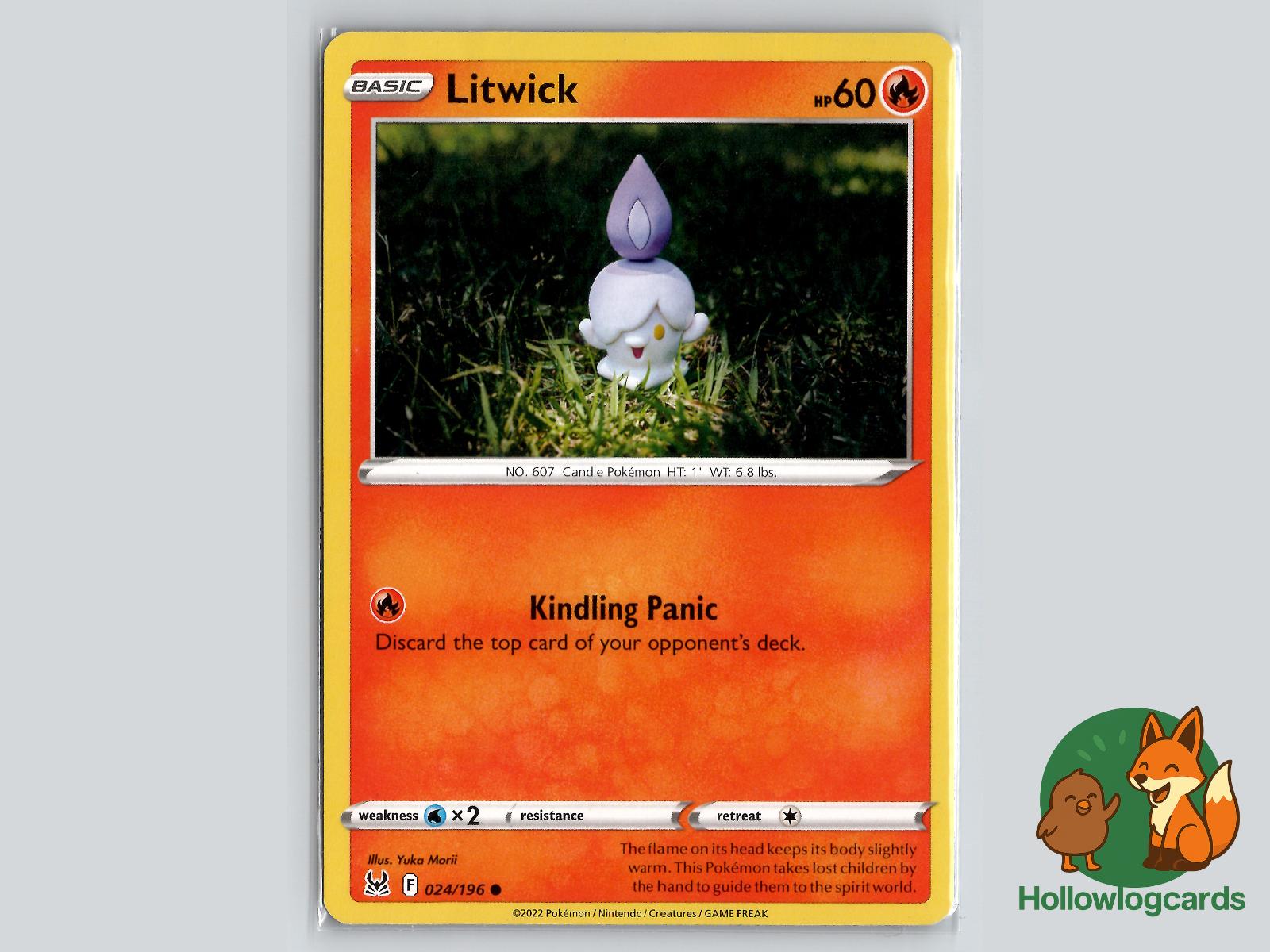 Litwick (024/196) - Lost Origin Pokémon Card