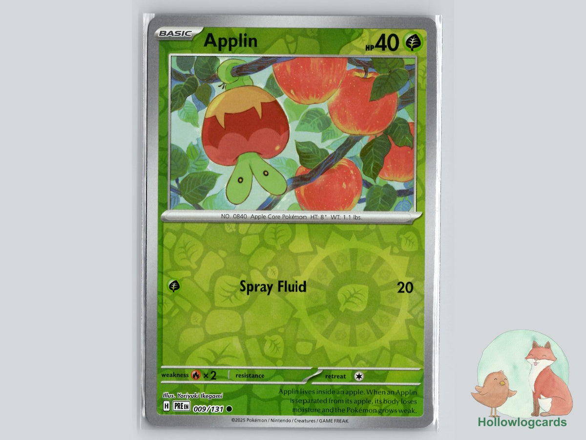 Applin (009/131) - Prismatic Evolutions Pokémon Card